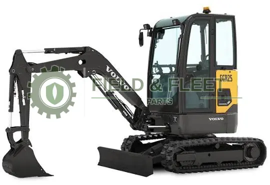 New Volvo ECR25 Electric Mini Excavator