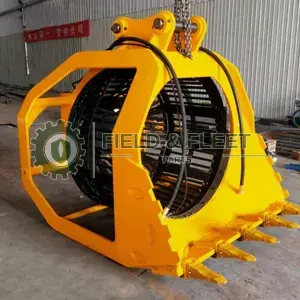 Excavator Rotating Screening Bucket