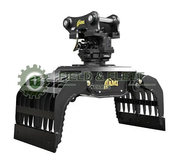 Excavator Severe-Duty Rotating Demolition Grapple